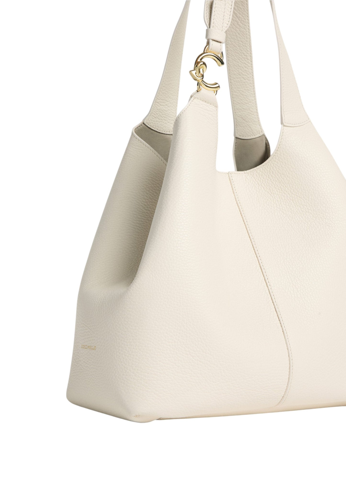 Borsa A Spalla Donna Coccinelle In Pelle Martellata Coccinelle C-Easy Large E1SHA110101