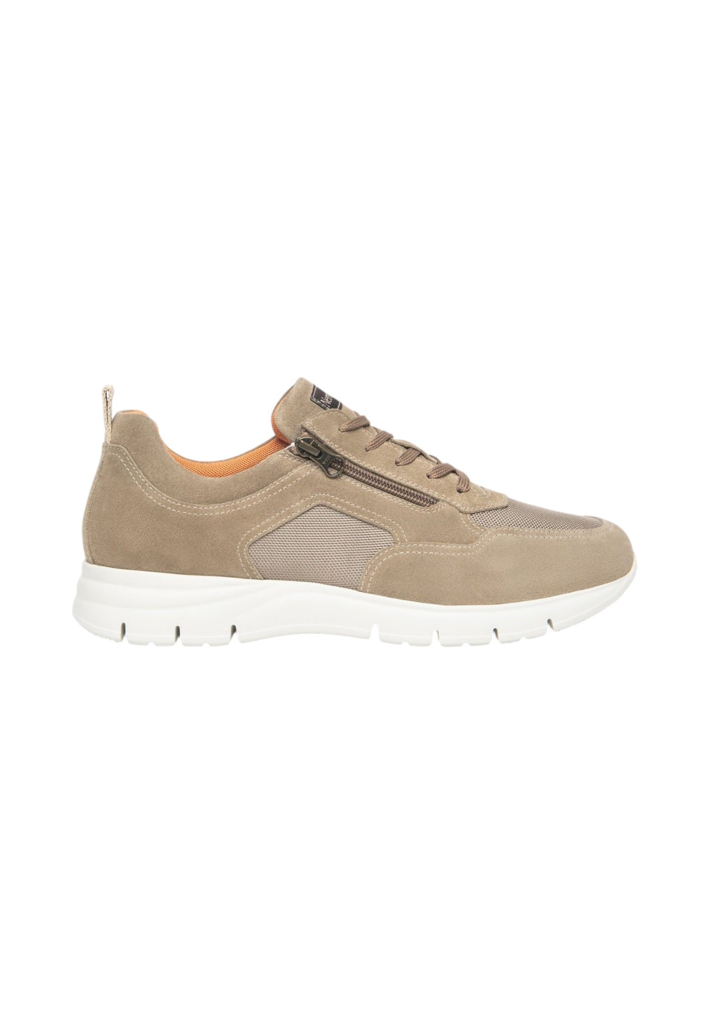 Sneakers Basse Uomo Nero Giardini Con Zip Laterale  E601091U
