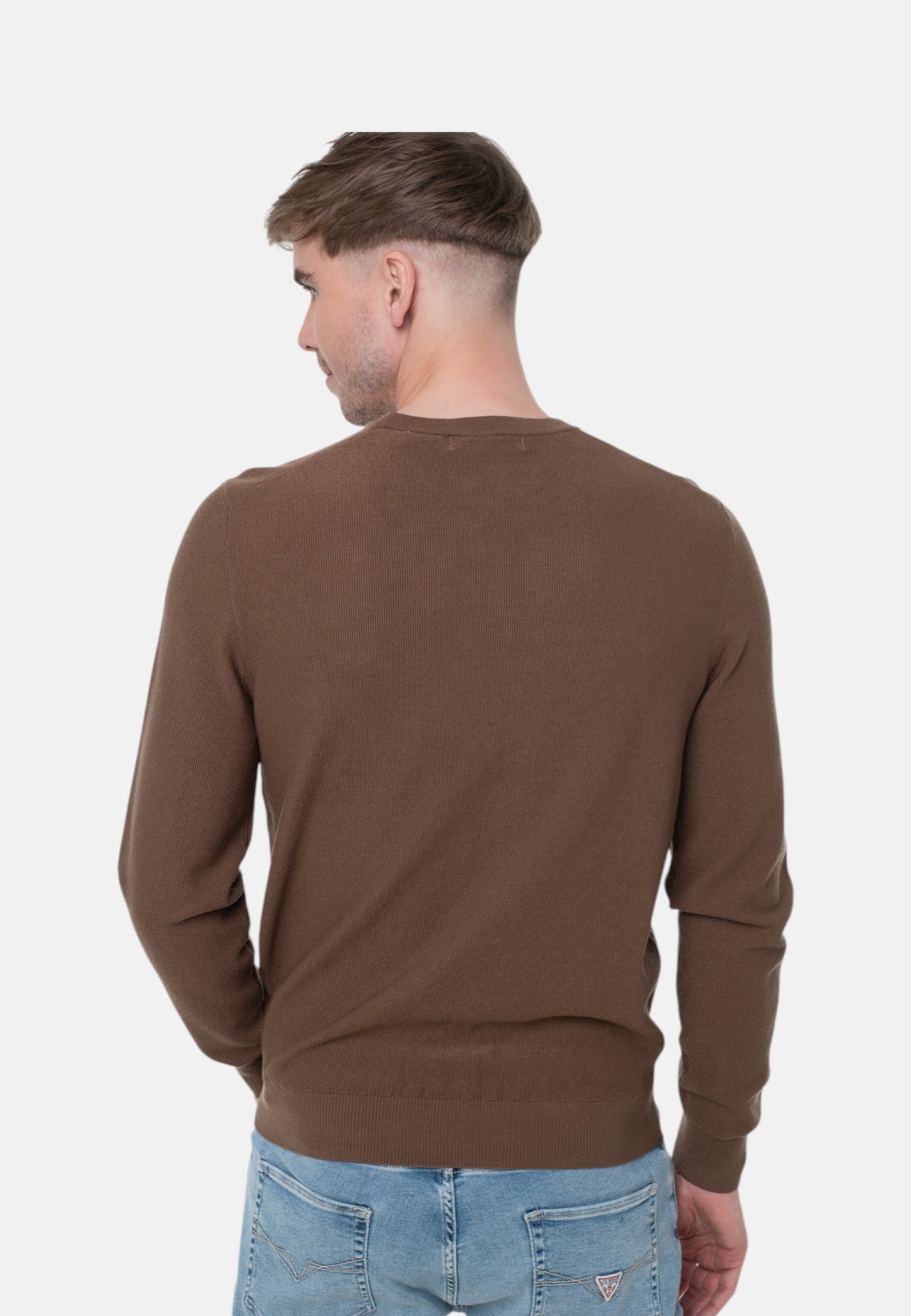 Maglia A Girocollo Uomo Guess  Karim Piquet Stitch M6RR21Z4492