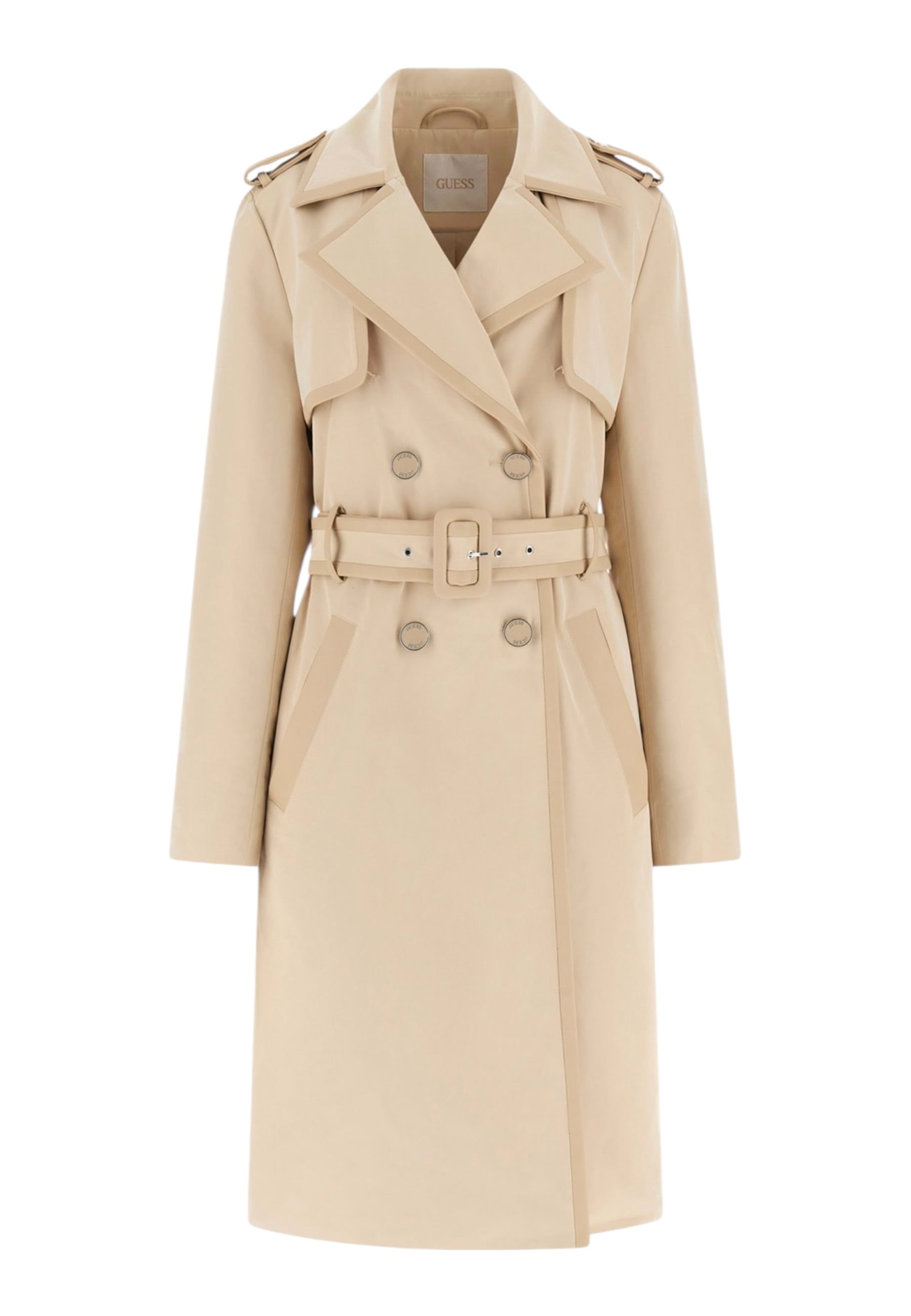 Cappotto Trench Donna Guess  Jenny Pu Details W5RL14WGWD2