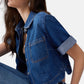 Camicia Manica Corta Donna Liu Jo In Denim  UA6337D0319