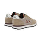 Sneakers Basse Uomo Sun68 Stile Running, Logo Ricamato, Nylon E Suede Tom Solid Z46101