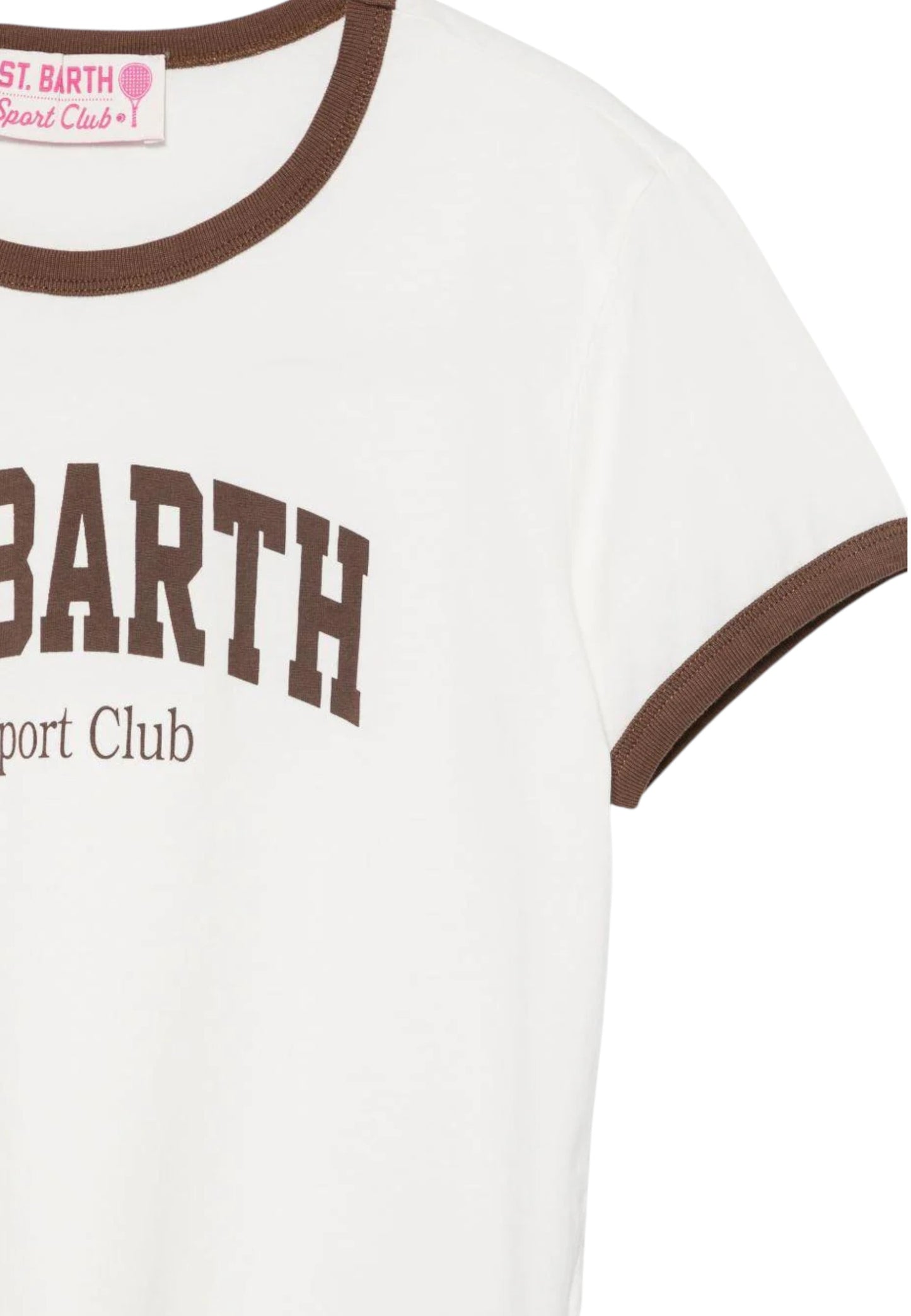 T-Shirt Manica Corta Donna Mc2 Saint Barth Stb Sport Club Emilie String EMI0003