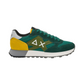 Sneakers Basse Uomo Sun68 Stile Running, Nylon E Suede, Maxi Logo Ricamato, Dettagli A Contrasto Jaki 2.0 Solid Z46121