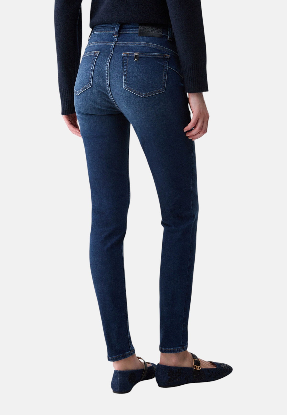 Jeans Skinny Fit Donna Liu Jo Bottom Up A Vita Alta Divine UF6013D0356