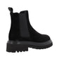 Stivaletti Chelsea Donna Frau Pelle scamosciata, Suola chunky carrarmato, Sottopiede fisso, Suola leggera, Made in Italy Softy A78C3