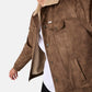 Giacca Invernale Uomo Guess Effetto shearling, Stile trucker Gj M6BL75K7182
