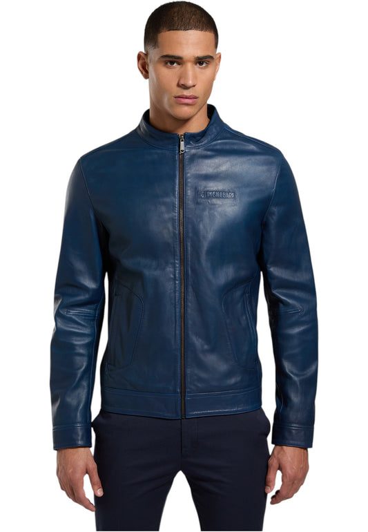 Giacca In Pelle Uomo Bikkembergs Biker