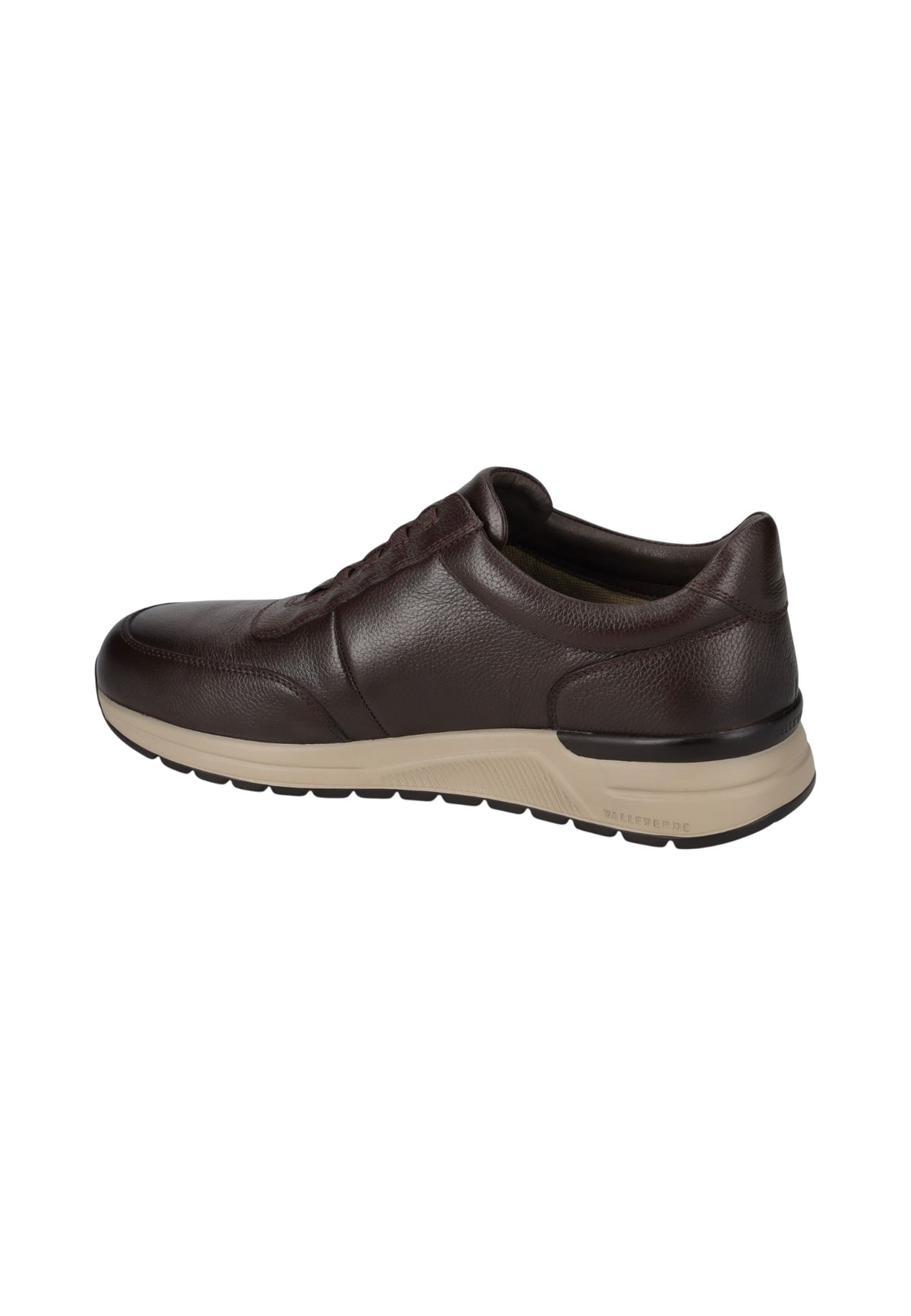 Sneakers Basse Uomo Valleverde chiusura con lacci, piccolo logo laterale, suola a contrasto  VY955W