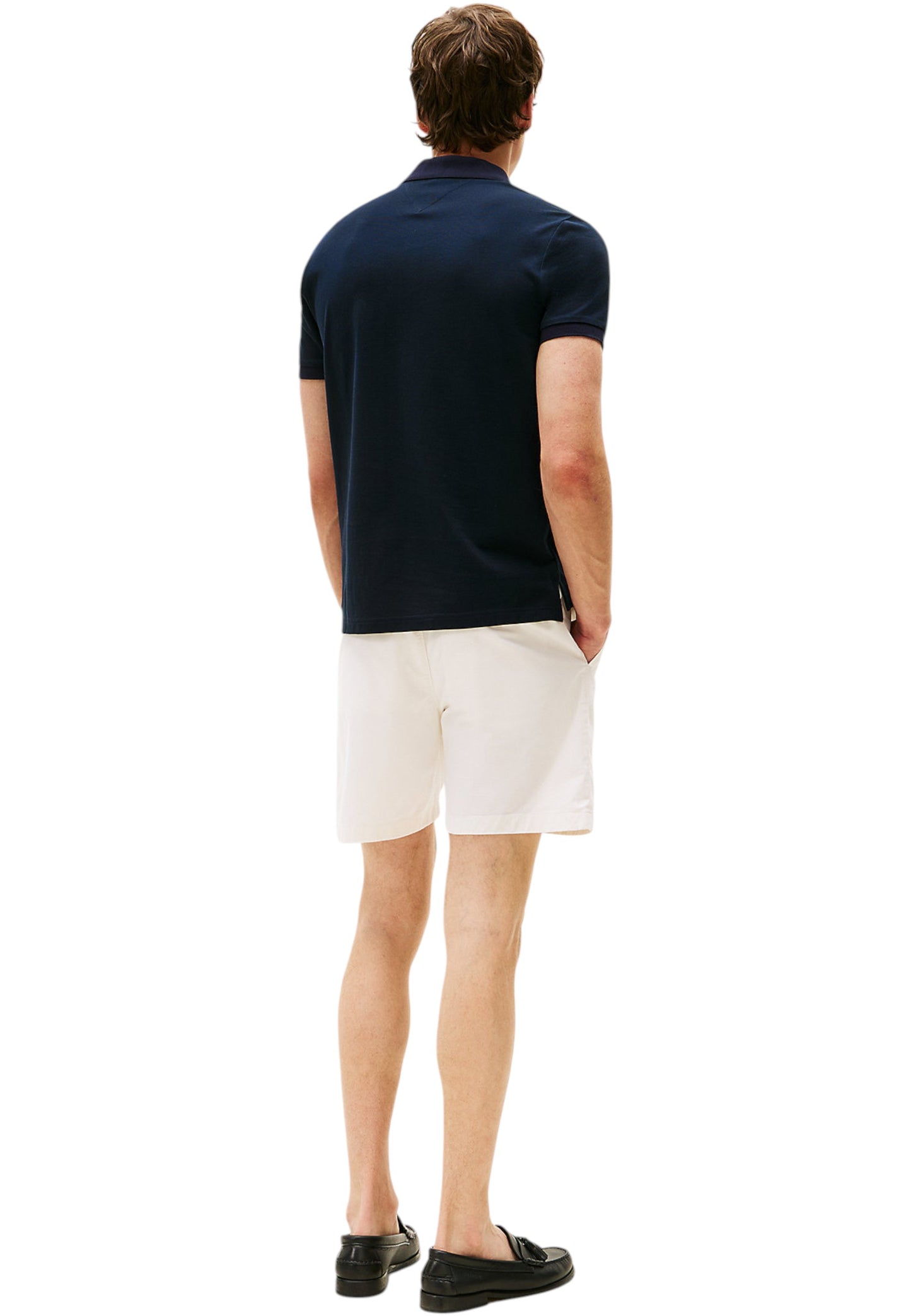 Polo Manica Corta Uomo Tommy Hilfiger  Mb Contrast Collar MW0MW39563