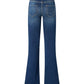 Jeans Flare Fit Donna Pinko Vestibilit� flare, gamba svasata dal ginocchio, design cinque tasche, denim stretch, cintura abbinata con fibbia Love Birds, ricamo sulla tasca posteriore Flora 100166A3FR