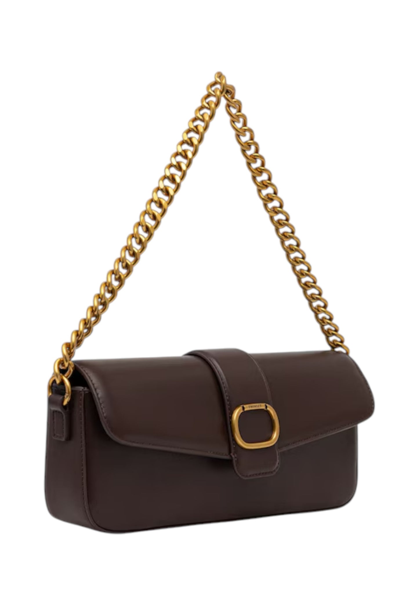 Borsa A Tracolla Donna Twinset In Pelle Con Patta E Catena  252TD836A