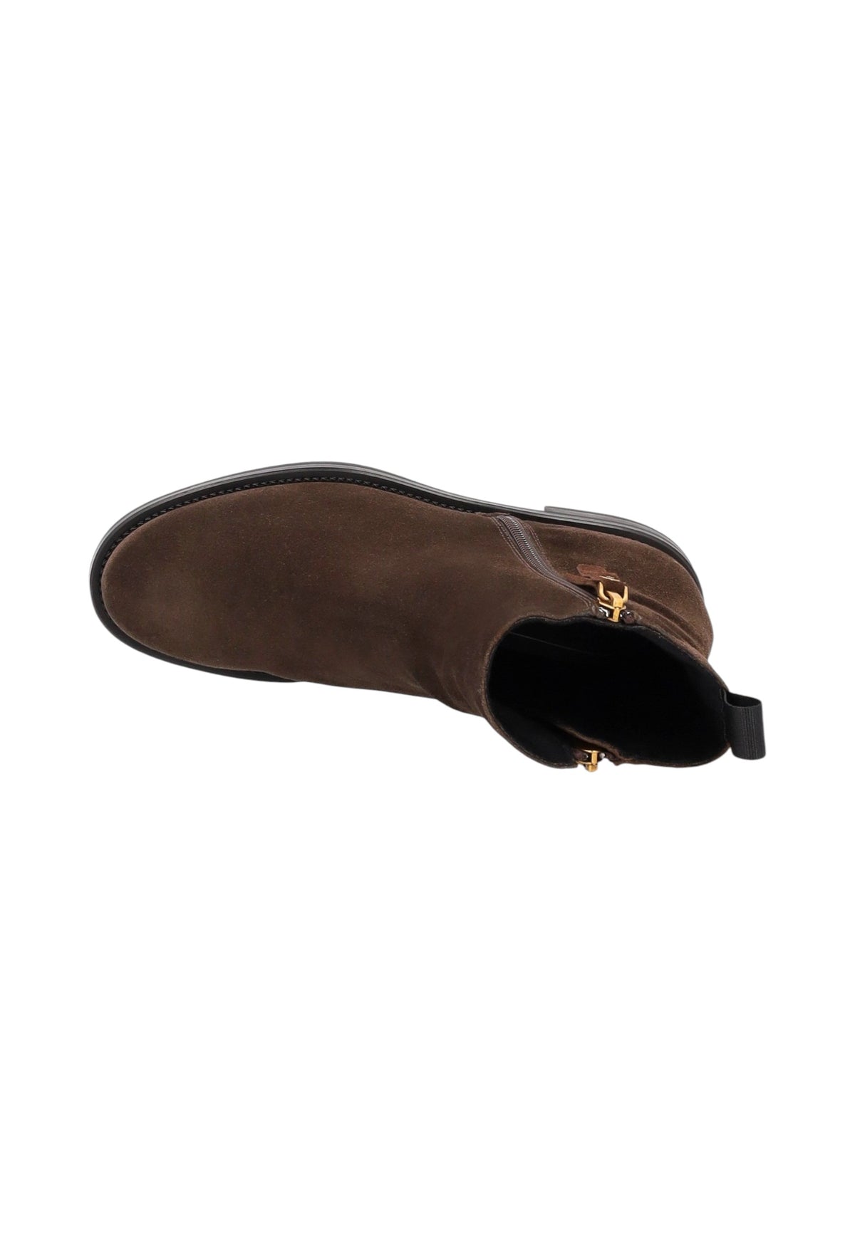 Stivaletti Chelsea Donna Frau Pelle scamosciata, Doppia zip, Fodera vellutata, Sottopiede fisso, Suola flessibile con grip, Made in Italy Waxy A98C6