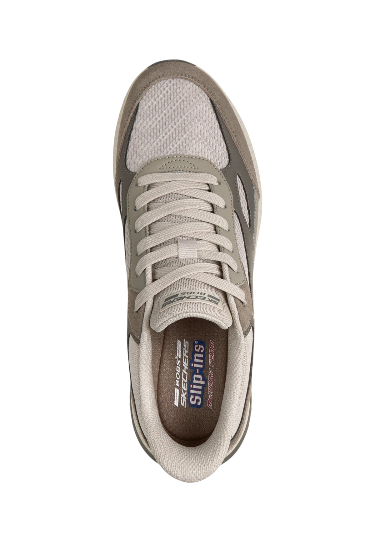 Sneakers Basse Uomo Skechers Slip-ins, Lacci Elasticizzati, Suola Ammortizzata Bobs Squad 4-Core Look 118412