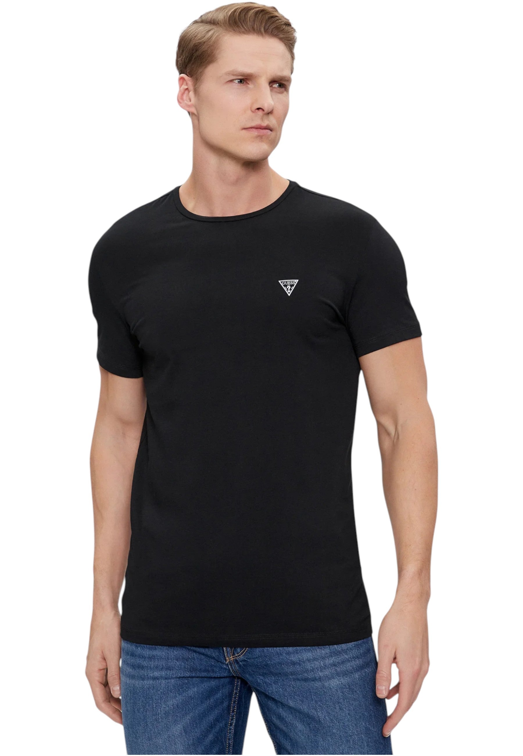 T-Shirt Manica Corta Uomo Guess 2Pack Caleb Hero Cnk U97G02KCD31