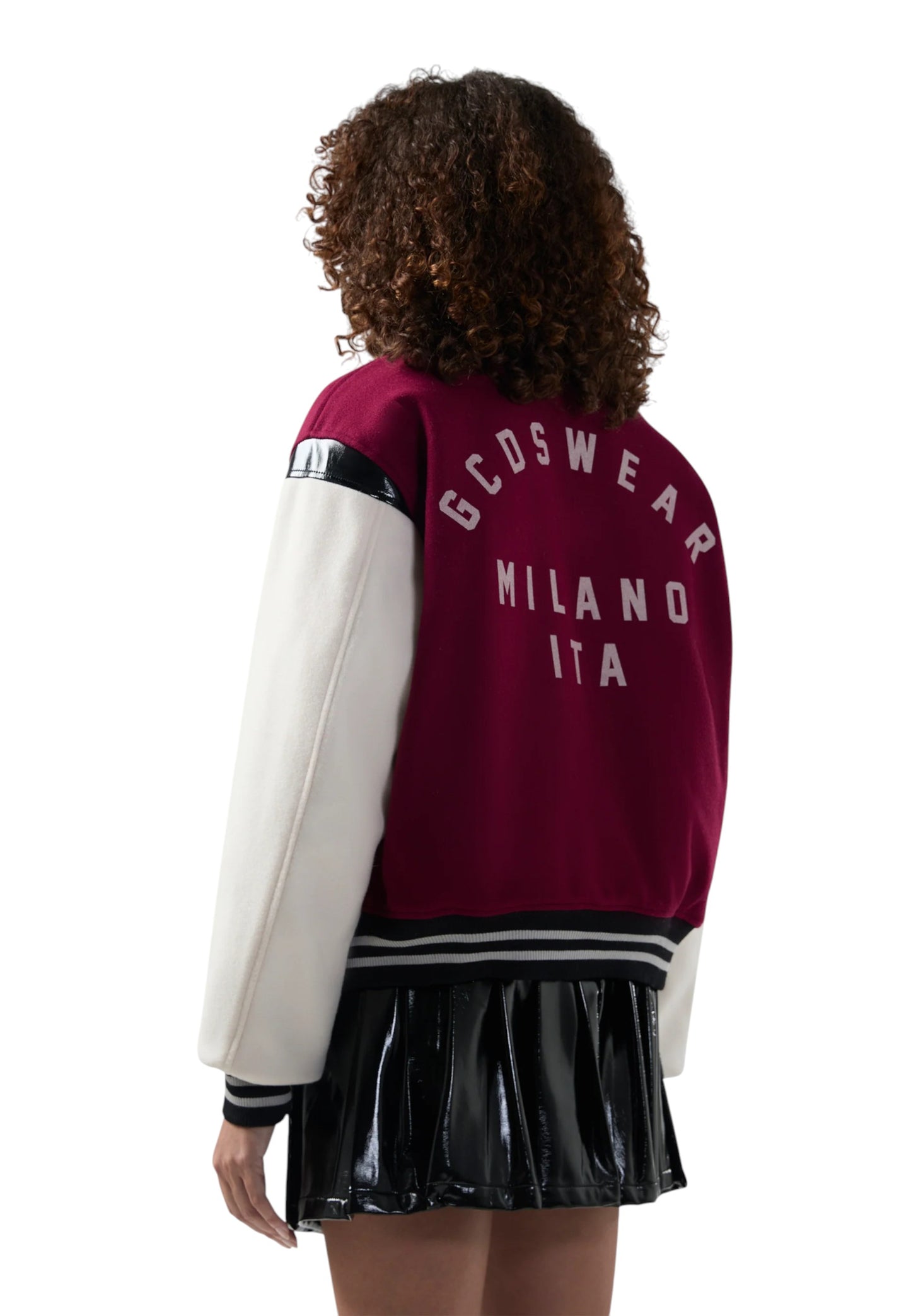 Giacca Bomber Donna Gcds Kittho Patch Varsity  B2CW0907MA3