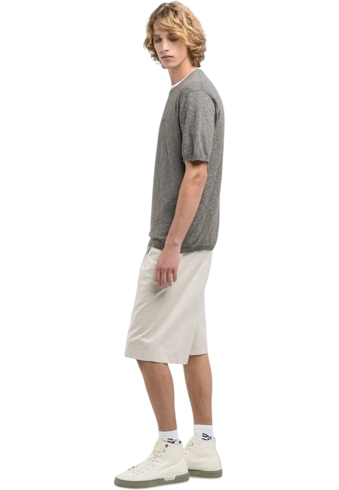 Maglia A Girocollo Uomo Replay Manica Corta