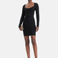 Vestito Corto Donna Guess Manica lunga, Effetto bandage Aviana W6BK84Z1787