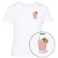T-Shirt Manica Corta Donna Mc2 Saint Barth Sb Paloma Beads Emb Emilie EMI0001