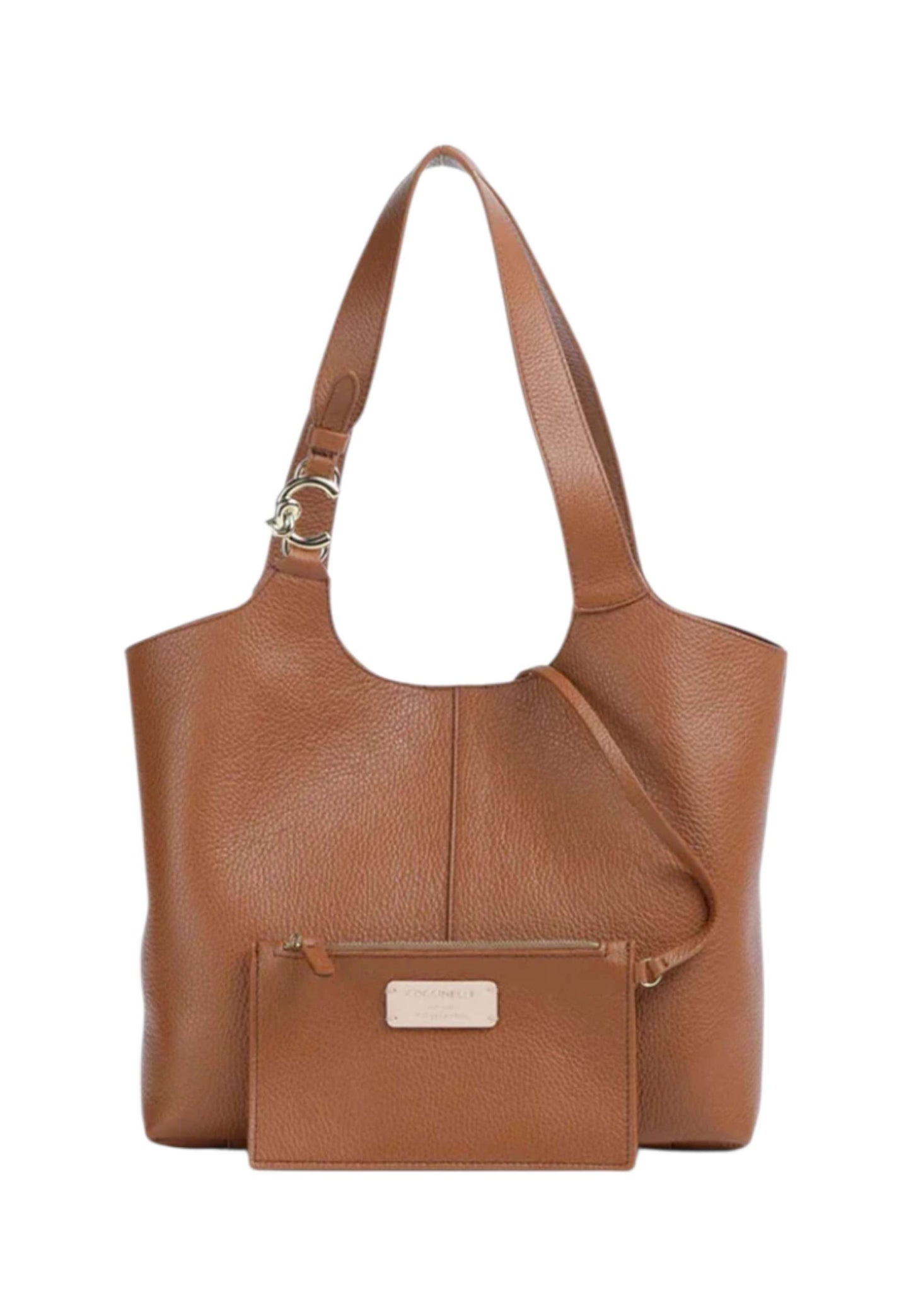Borsa A Spalla Donna Coccinelle In Pelle Martellata Coccinelle C-Easy E1SHA110101