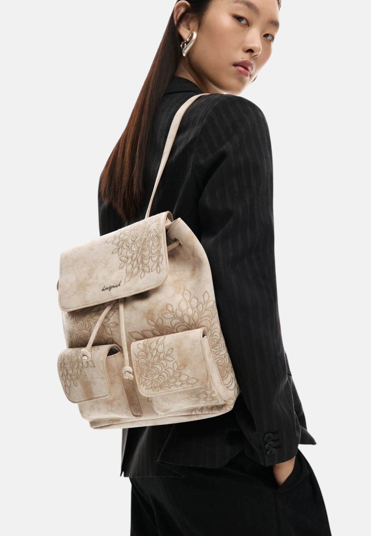 Zaino  Donna Desigual  Back Sierra Prisa Mini Sand 26SAKP40