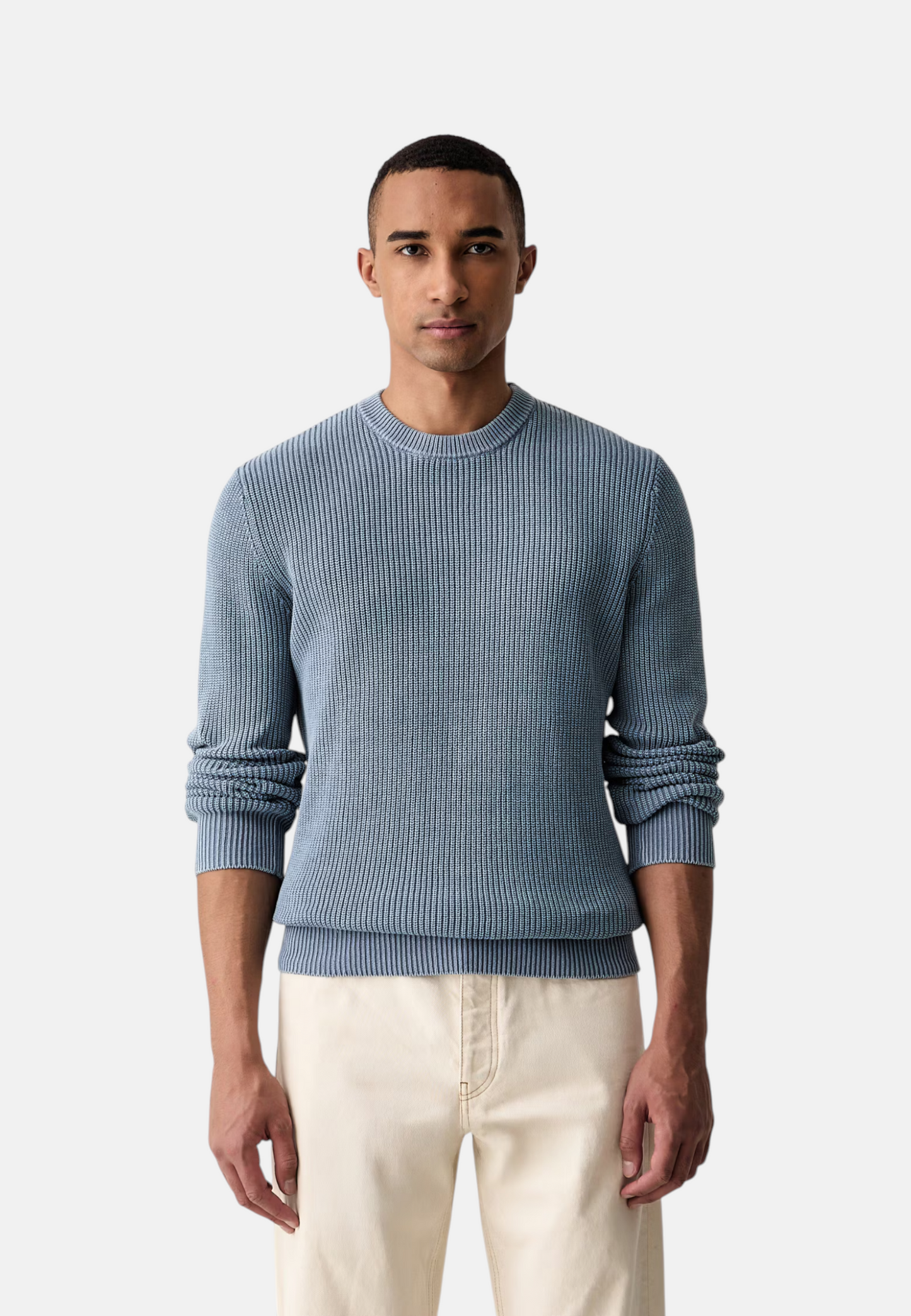 Maglione A Girocollo Uomo Guess English Rib Washed Manny M6YR20Z0925