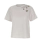 T-Shirt Manica Corta Donna Liu Jo Con Patch Strass Eco Line CA6160JS088