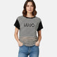 T-Shirt Manica Corta Donna Liu Jo Jersey Rigato  VA6039J3908