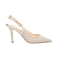 Sling Back  Donna Nero Giardini In Tessuto Lurex  E615430DE