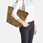 Borsa A Spalla Donna Braccialini Shopping In Pelle Con Stampa Leopard Ariel B19031PP