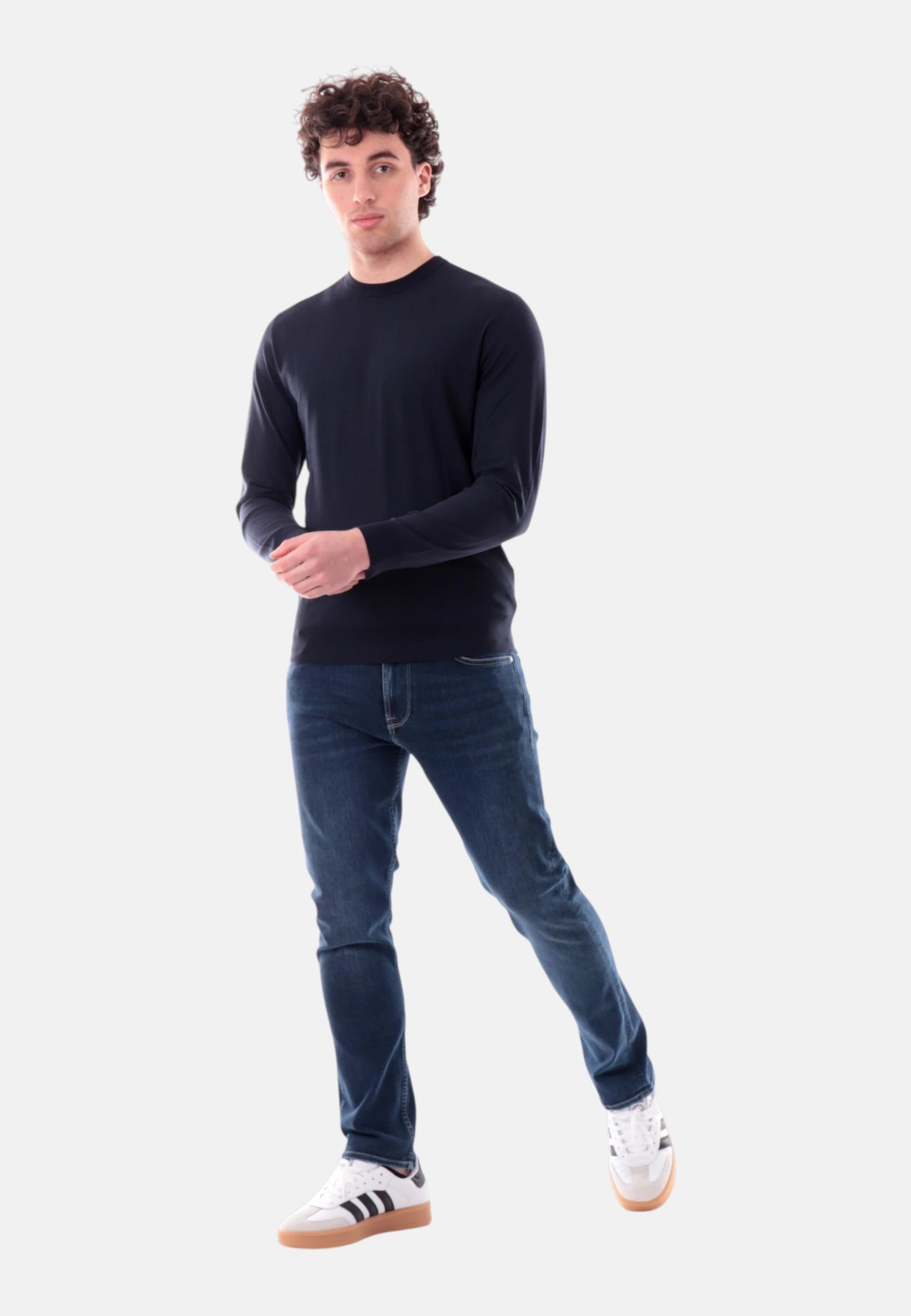 Maglia A Girocollo Uomo Guess  Kadir Tech M6RR16Z4442