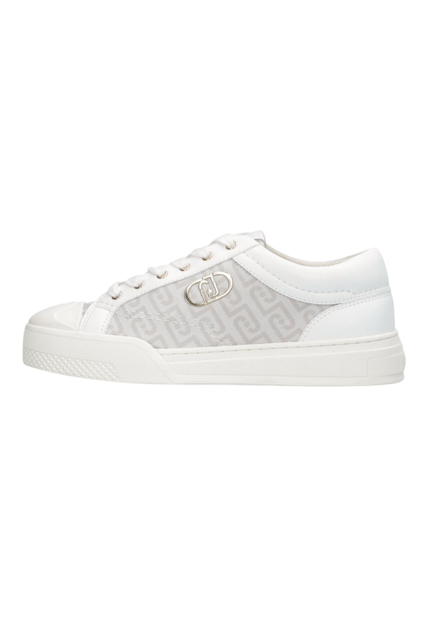 Sneakers Basse Donna Liu Jo In Pelle Saffiano Monogram Benson 01 BA6055EX339