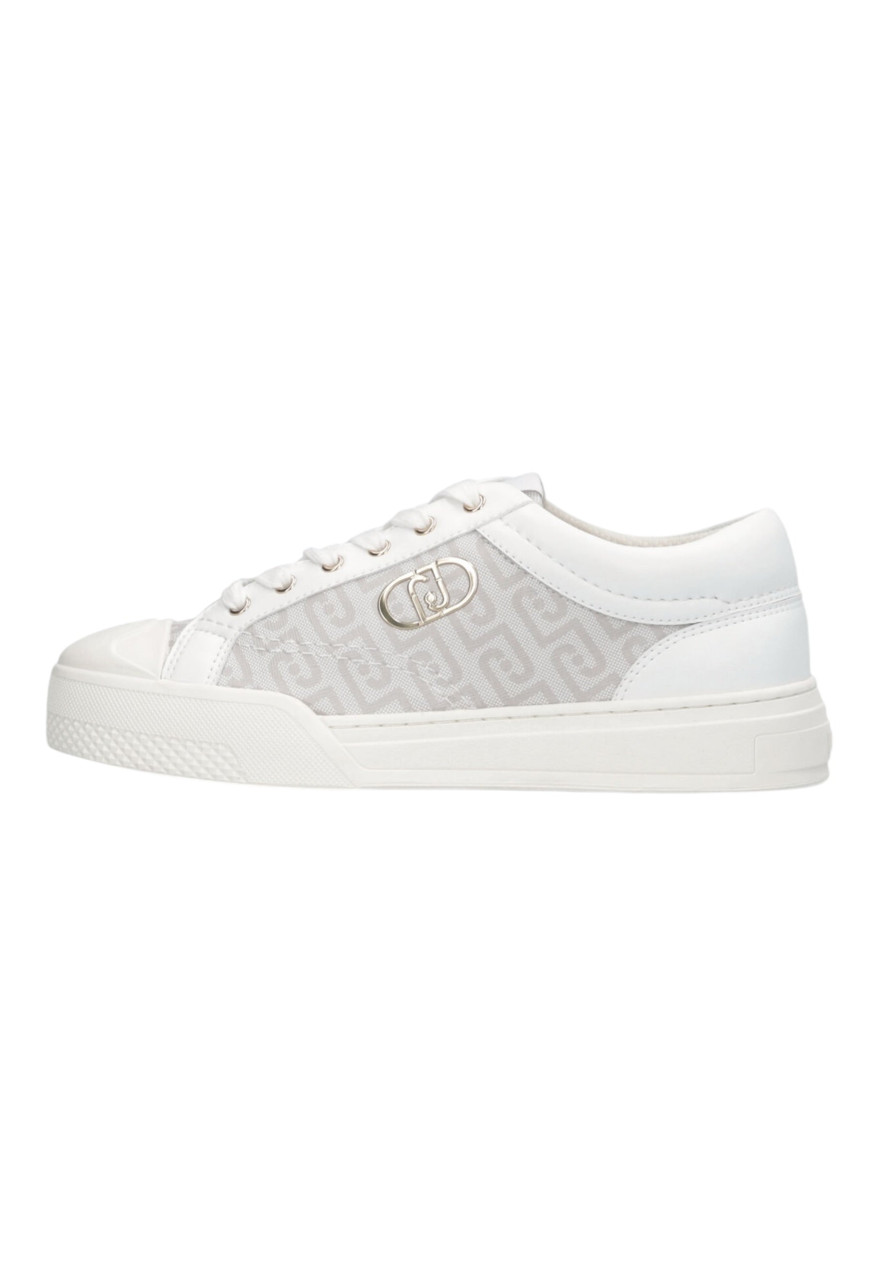 Sneakers Basse Donna Liu Jo In Pelle Saffiano Monogram Benson 01 BA6055EX339