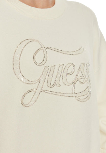 Maglione A Girocollo Donna Guess  Laura Logo W4BR07Z26I2