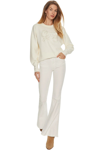 Maglione A Girocollo Donna Guess  Laura Logo W4BR07Z26I2