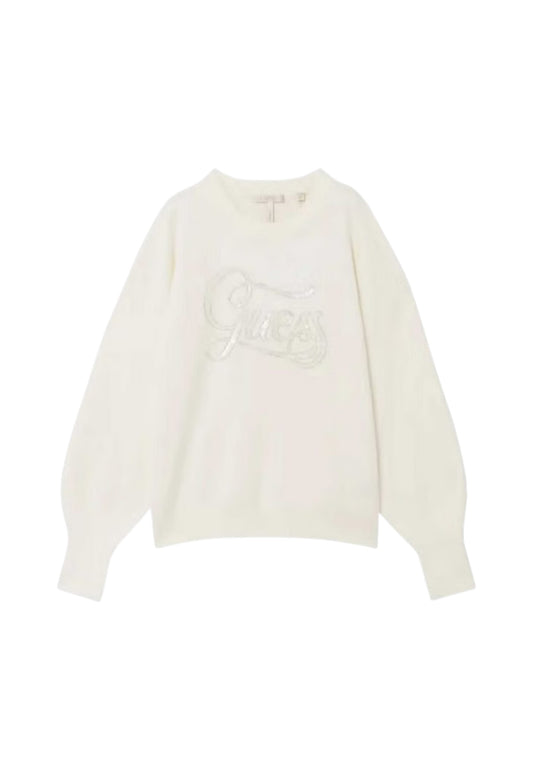Maglione A Girocollo Donna Guess  Laura Logo W4BR07Z26I2
