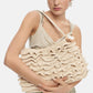 Borsa A Spalla Donna Desigual  Crochet Waves Shopper Ecru 26SAXO06