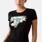 T-Shirt Manica Corta Donna Guess  Camelia Triangle W6RI35J1314