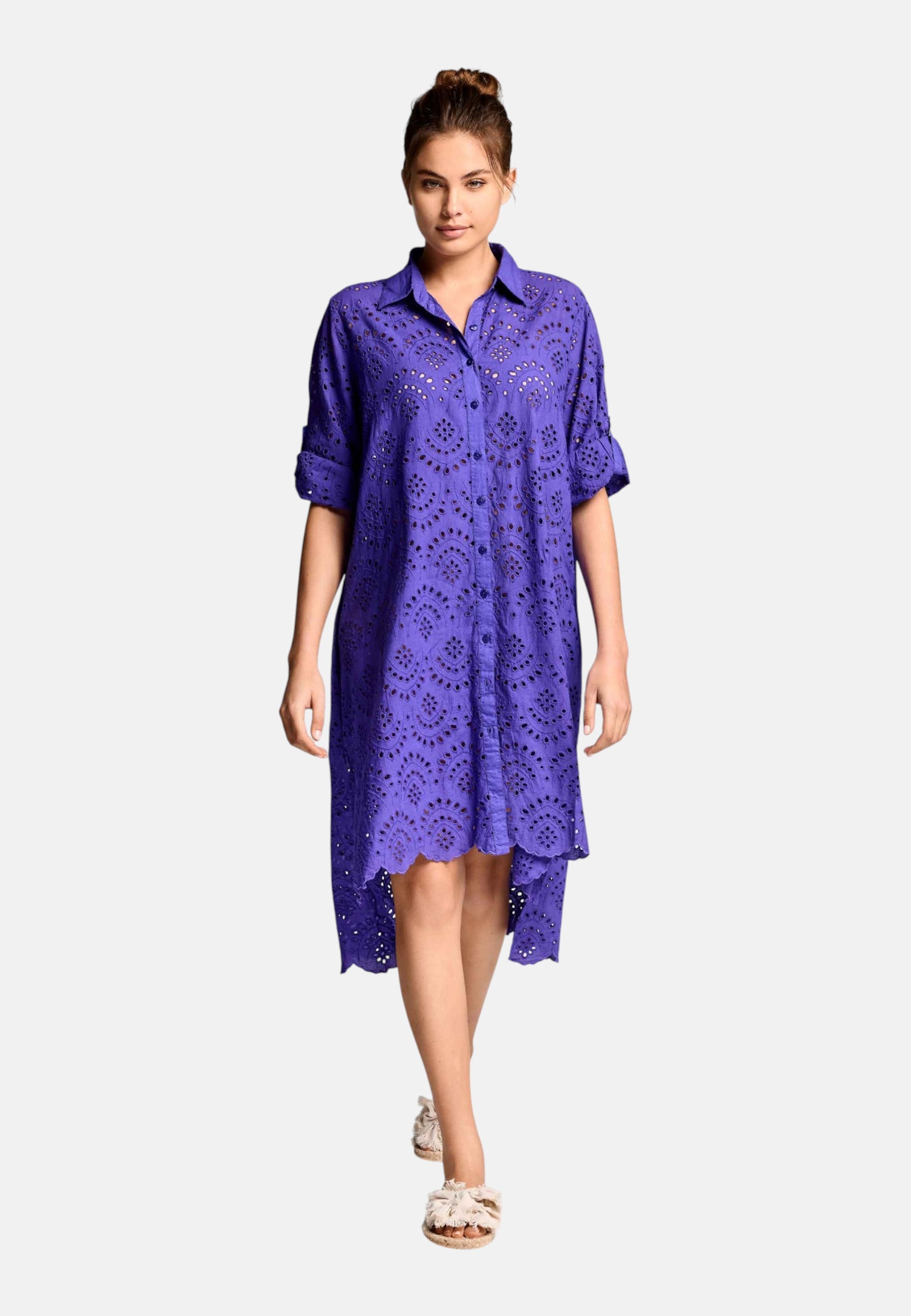 Vestito Corto Donna Iconique Maxi Asimmetric Chemiser Ella IC26-082