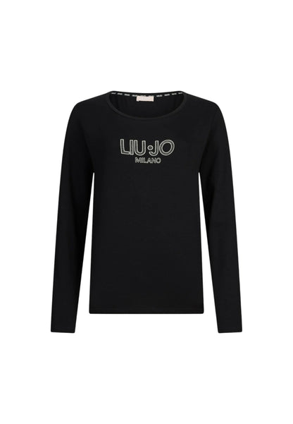 T-Shirt Manica lunga Donna Liu Jo  Liujo Studs TF5169JS003