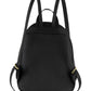 Zaino  Donna Braccialini Zaino compatto, Singolo con tracolle regolabili, Chiusura con zip, Due tasche interne, una con zip e una aperta, Borchie, patch e dettagli in cristallo, Dimensioni: 23 x 12 x 30 Cm Rock B19274YY