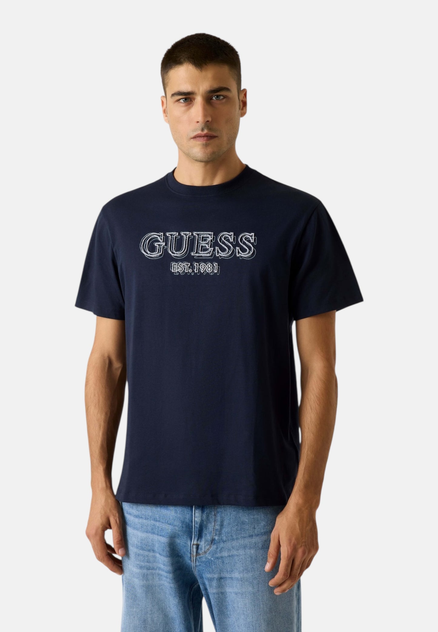 T-Shirt Manica Corta Uomo Guess  Embroidery Logo M6RI22K8FQ4