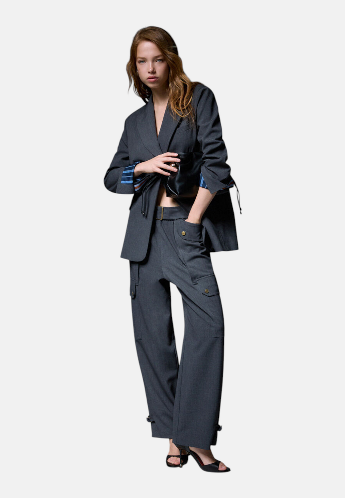 Pantaloni Cargo Donna Liu Jo Flanella  WF6258T743A