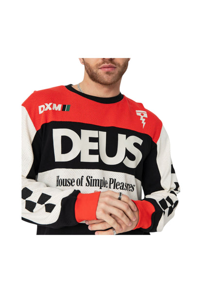 Felpa Con Cappuccio Uomo Deus Ex Machina  Vilander Moto DMP251174