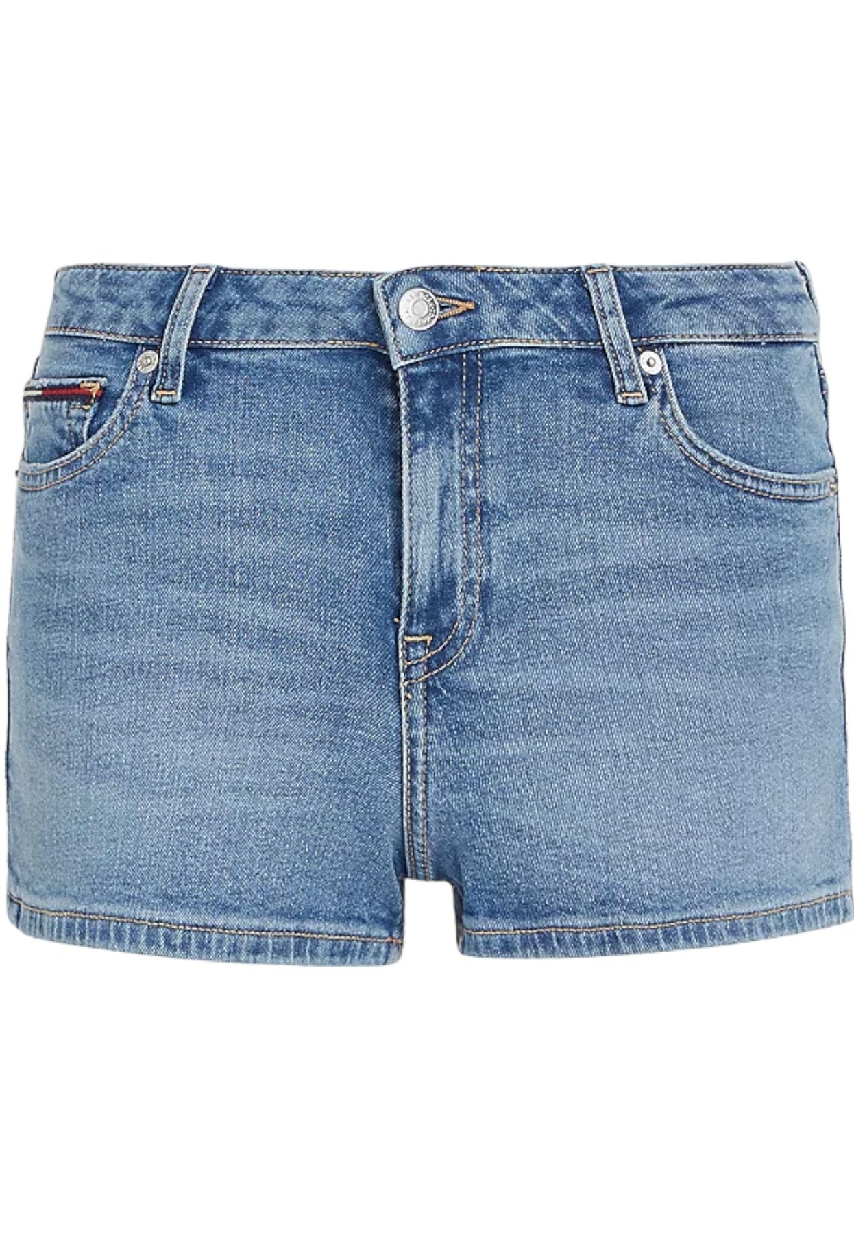 Pantaloncini Jeans Donna Tommy Jeans  Nora Mr Skinny Short Bg0114 DW0DW15604