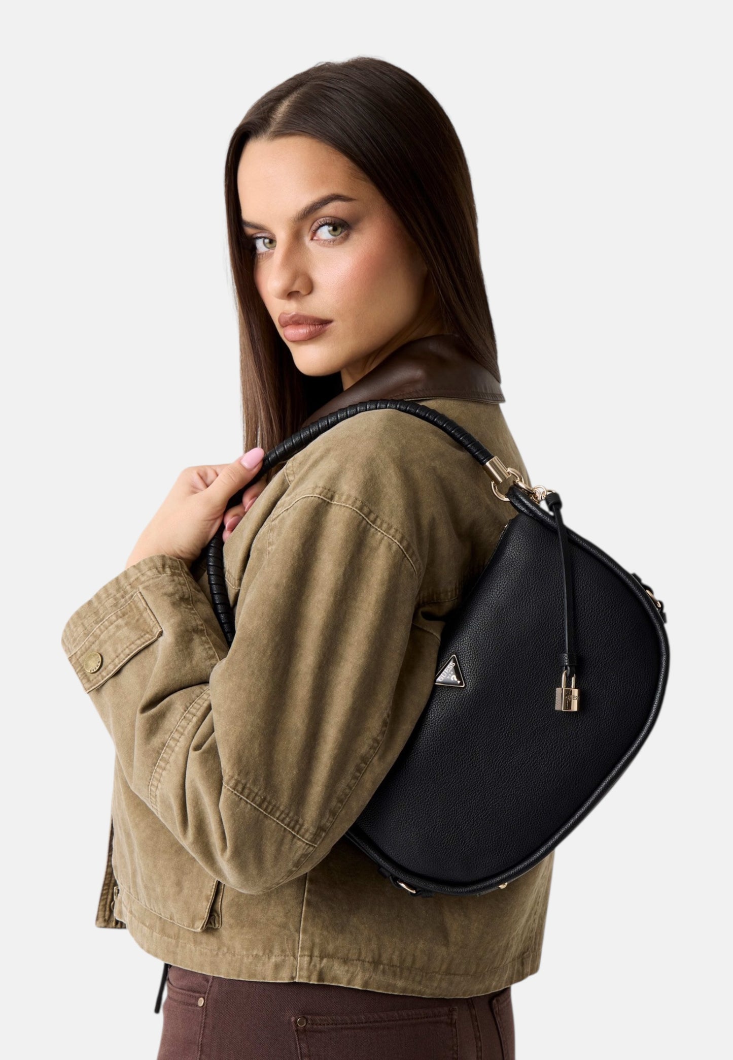 Borsa A Spalla Donna Guess Hobo Shoulder Bag Danya HWBG9918010