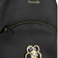 Zaino  Donna Braccialini Zaino compatto, Singolo con tracolle regolabili, Chiusura con zip, Una tasca interna portacellulare, Charm gioiello a forma di margherita, Dimensioni: 27 x 11 x 31 Cm Amy Bijoux B19214YY