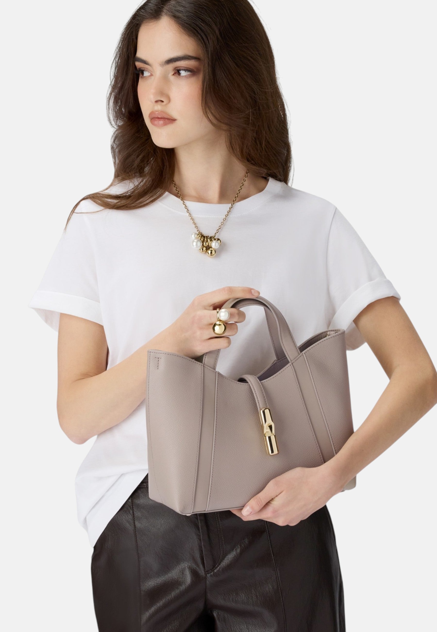 Borsa A Mano Donna Furla Tote Small Furla Goccia WB01789BX3353