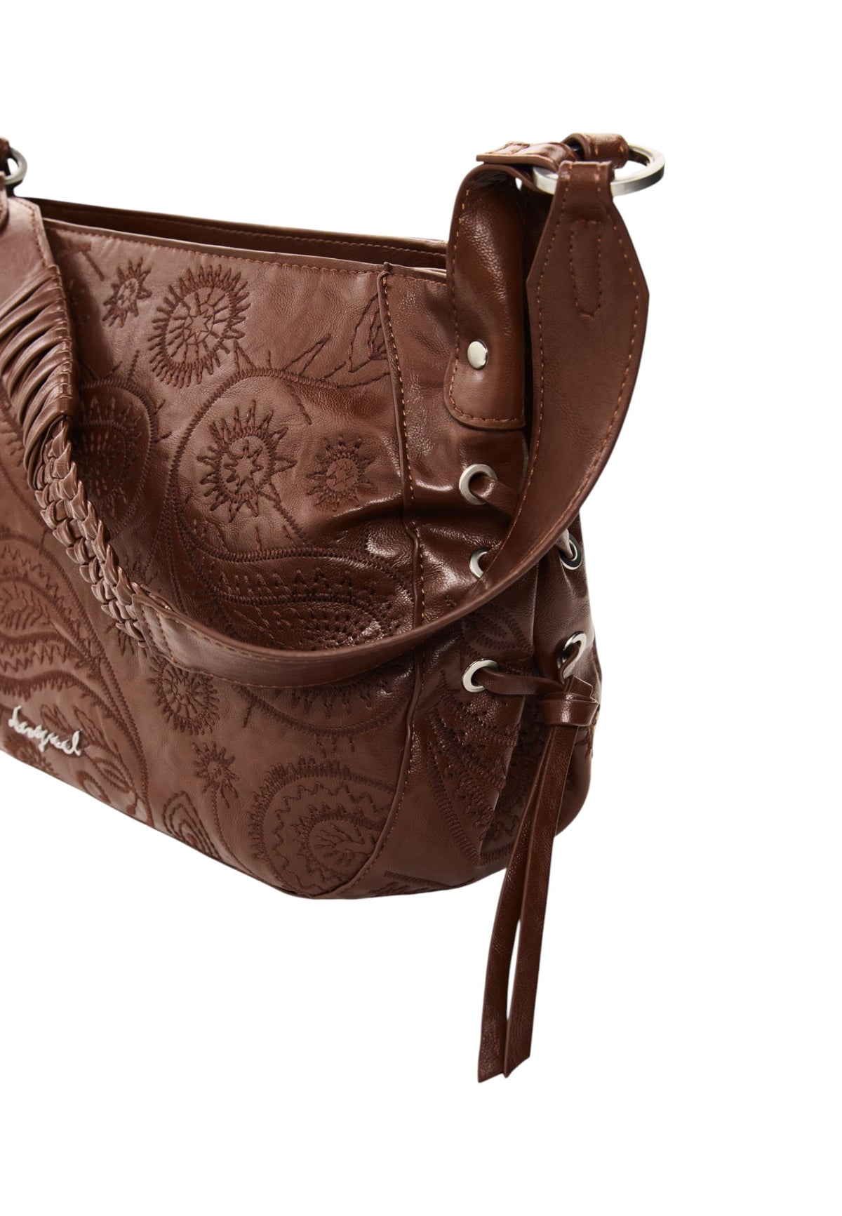 Borsa A Spalla Donna Desigual  Bag Siroco Quincy Camel 26WAXP90