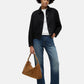 Borsa A Spalla Donna Tommy Hilfiger Shoulder Bag Suede Th Statement AW0AW18824